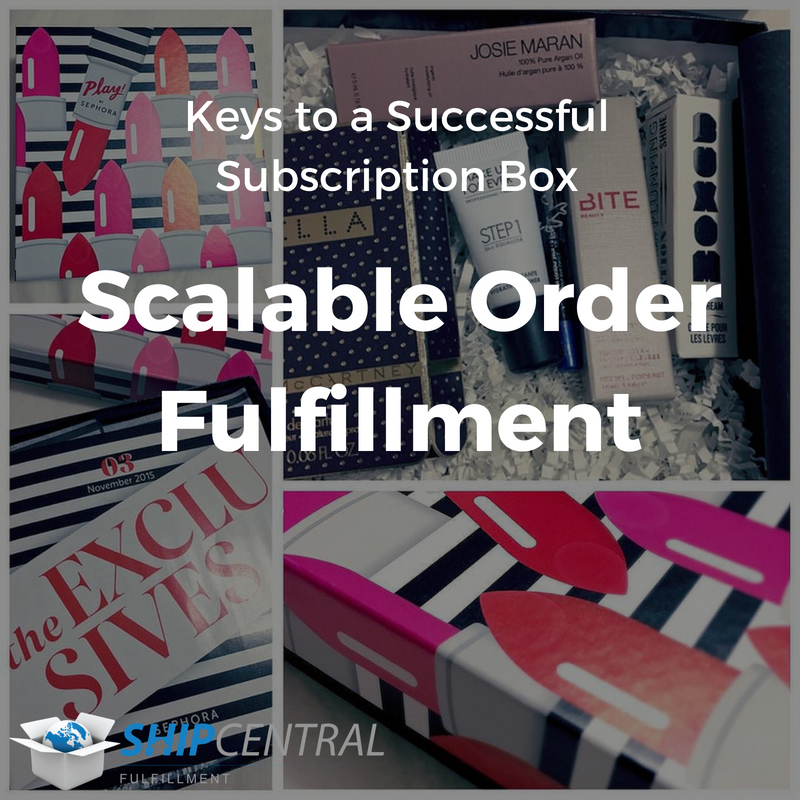 scalable order fulfillment for subscription box businesses