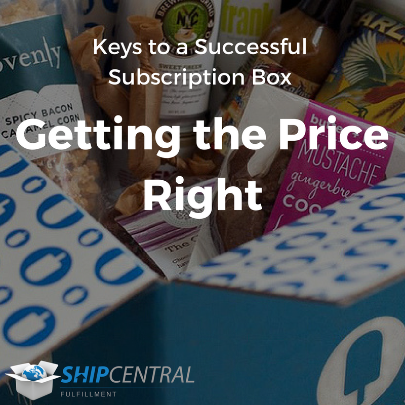 pricing your subscription box